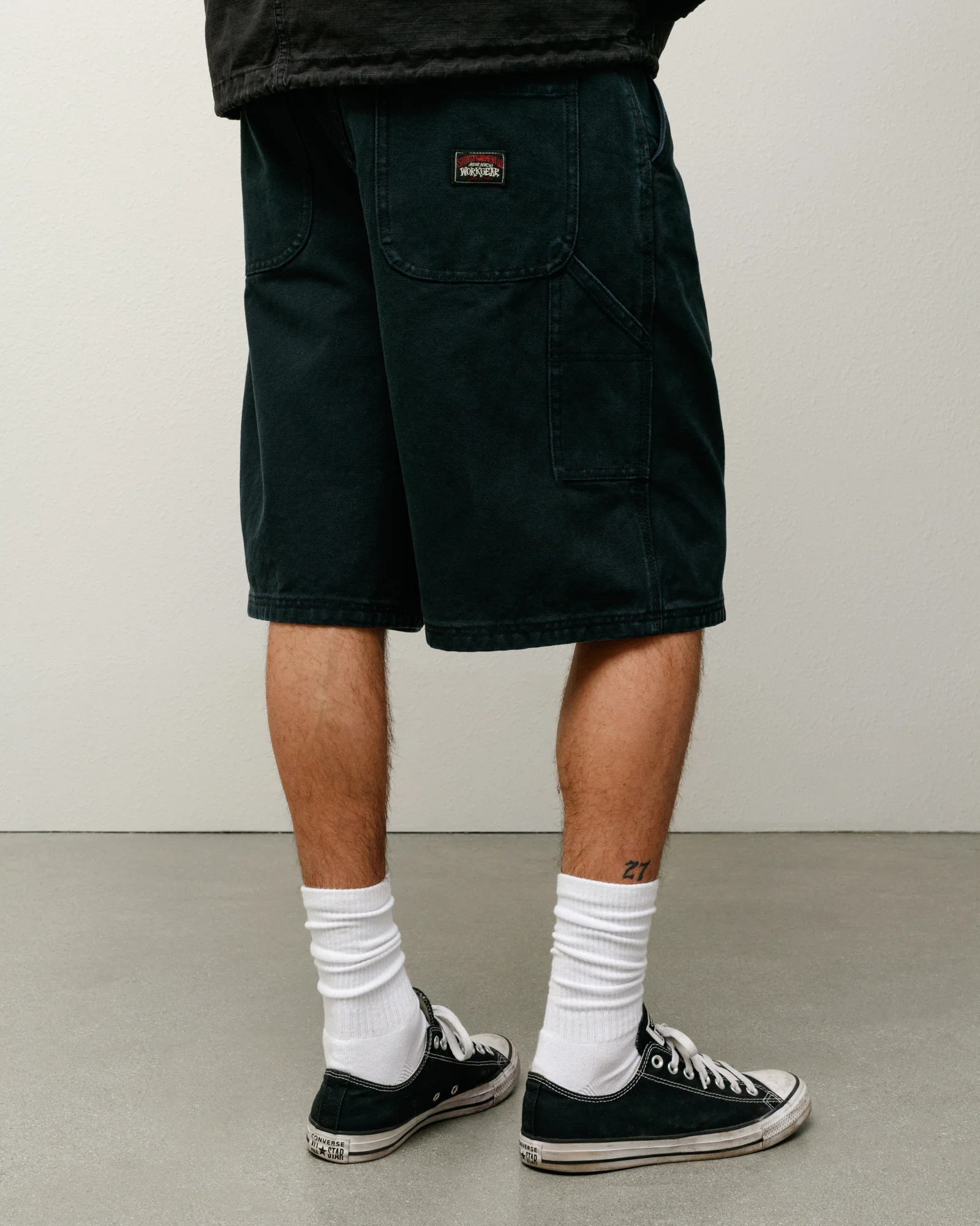 WASHED CANVAS WORK SHORT - Image 3