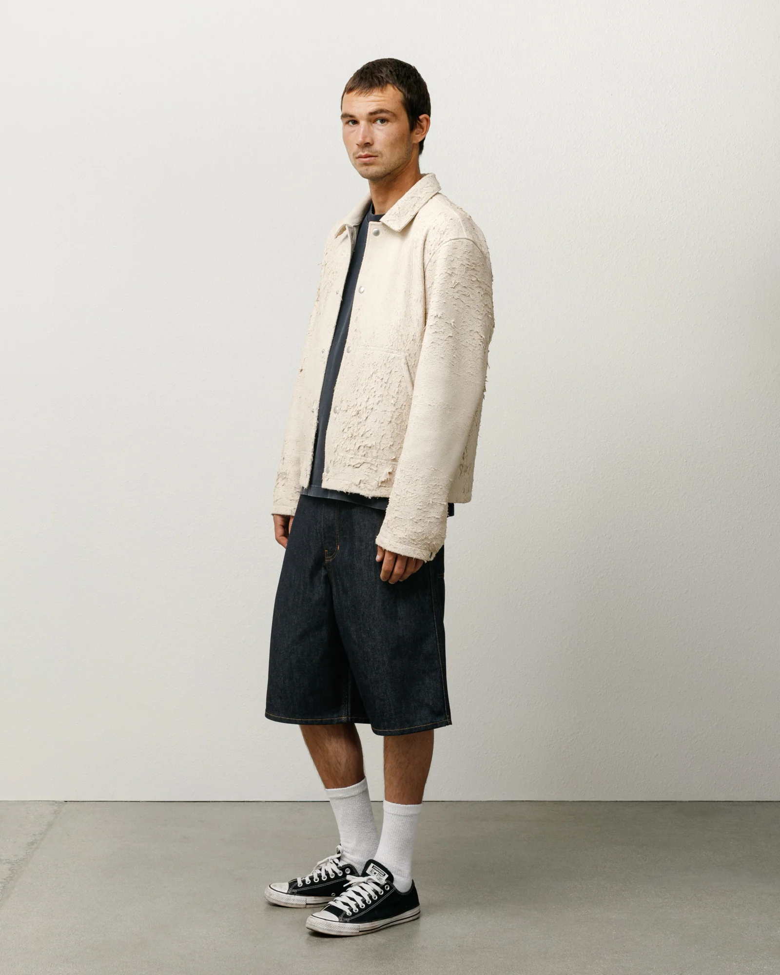 RAW DENIM WORK SHORT - Image 2