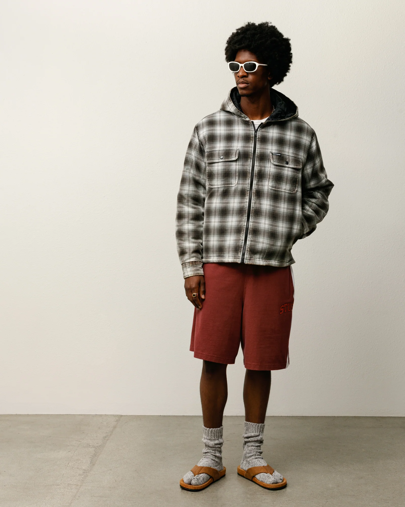 STRIPE JERSEY SHORT