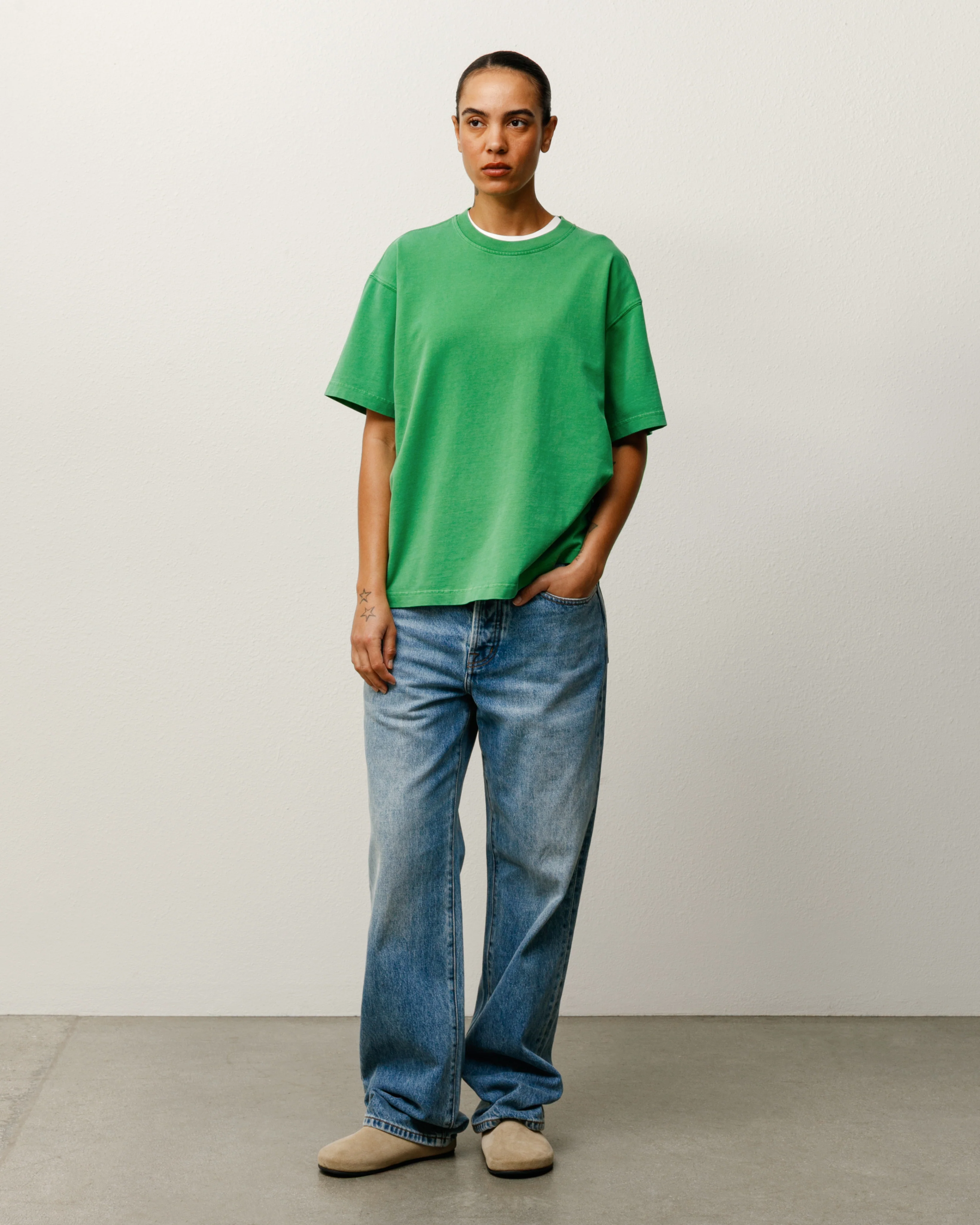 GARMENT DYED SS TEE