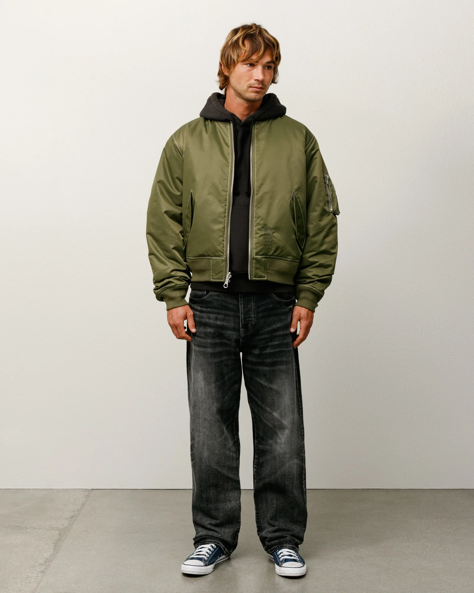 BUILT REVERSIBLE BOMBER JACKET