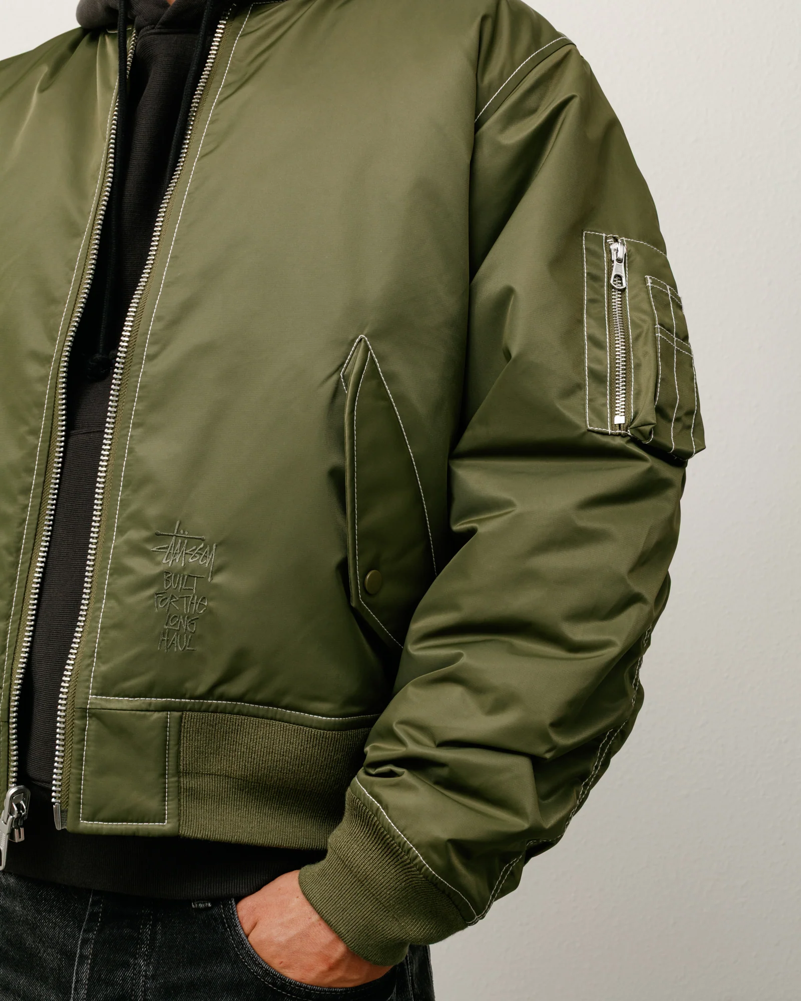 BUILT REVERSIBLE BOMBER JACKET - Image 2