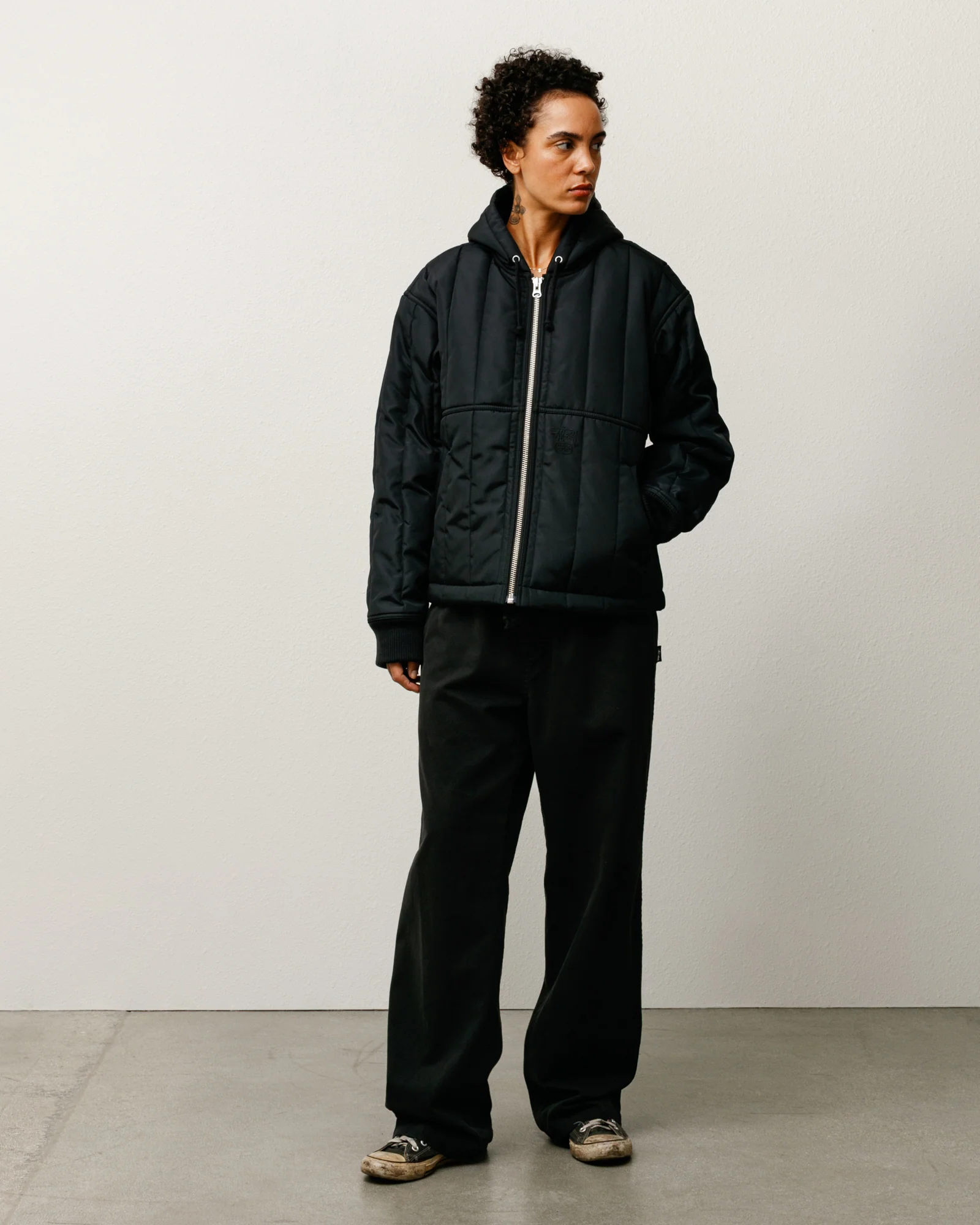 QUILTED NYLON WORK JACKET - Image 4