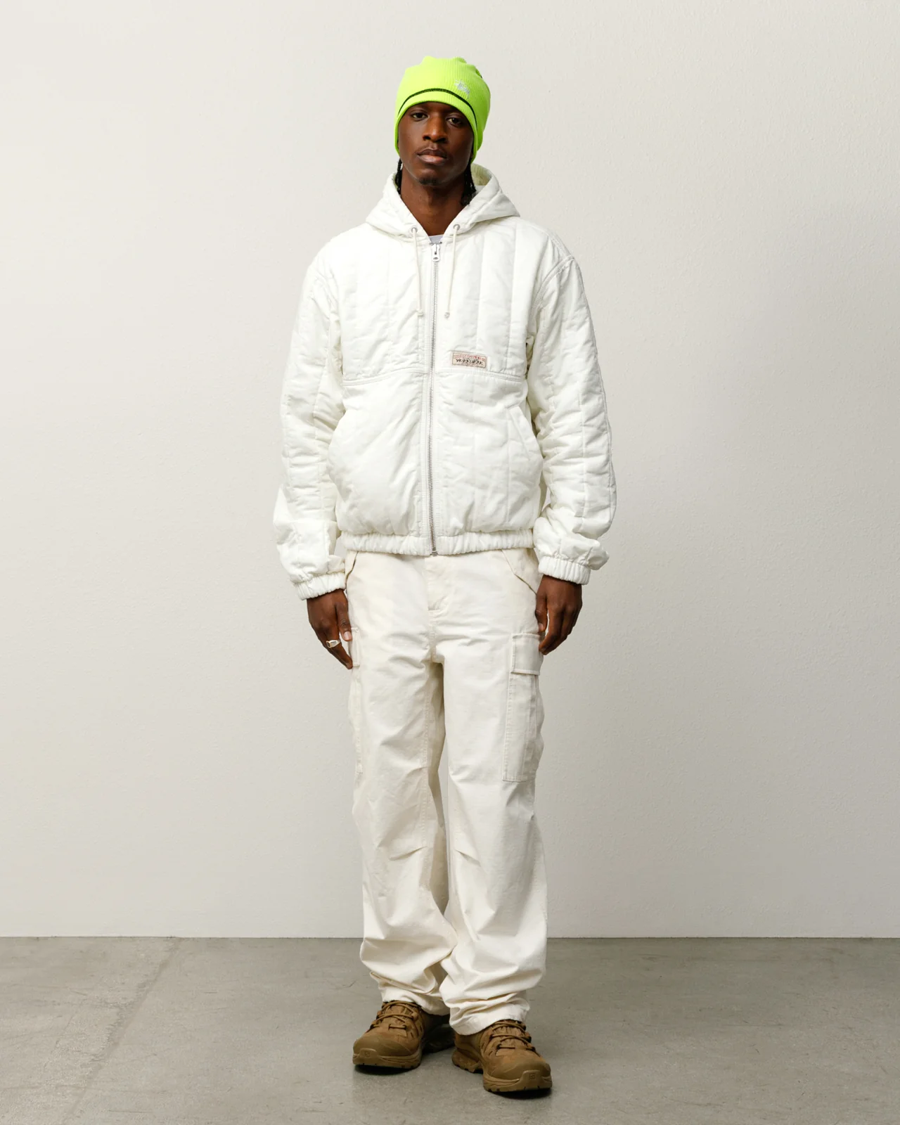 QUILTED CANVAS WORK JACKET