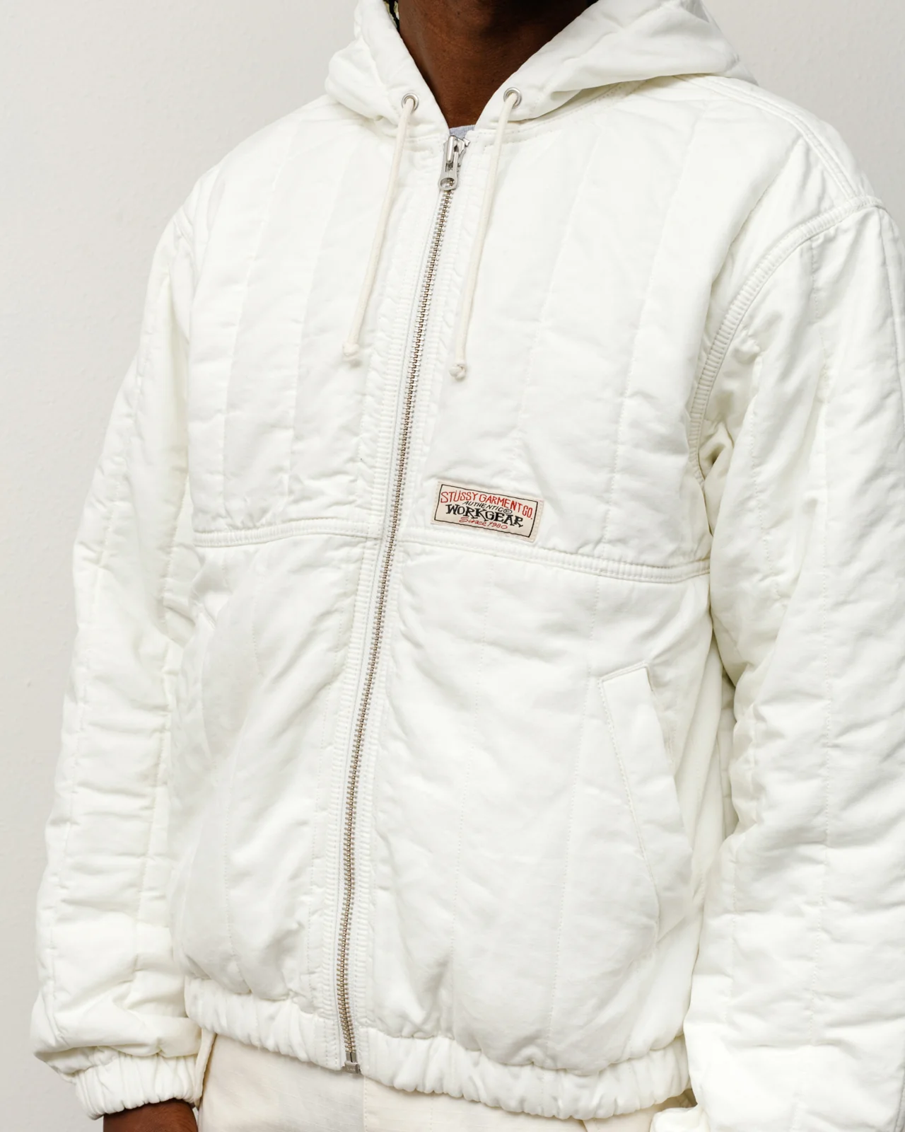QUILTED CANVAS WORK JACKET - Image 3