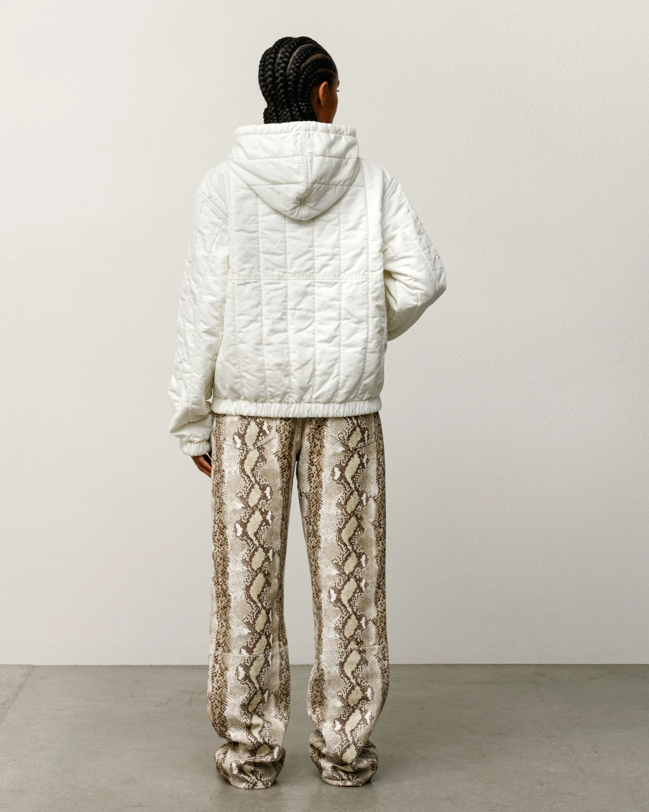 QUILTED CANVAS WORK JACKET - Image 6