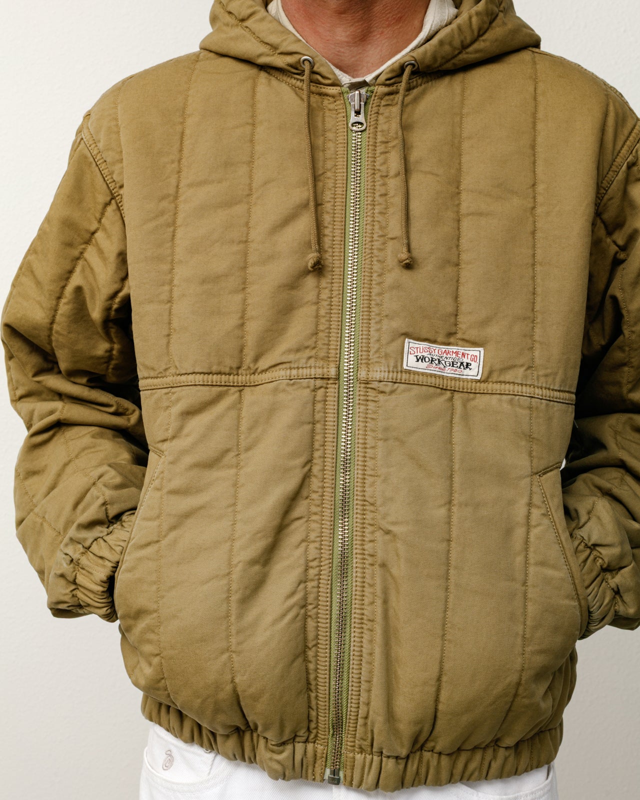 QUILTED CANVAS WORK JACKET - Image 2