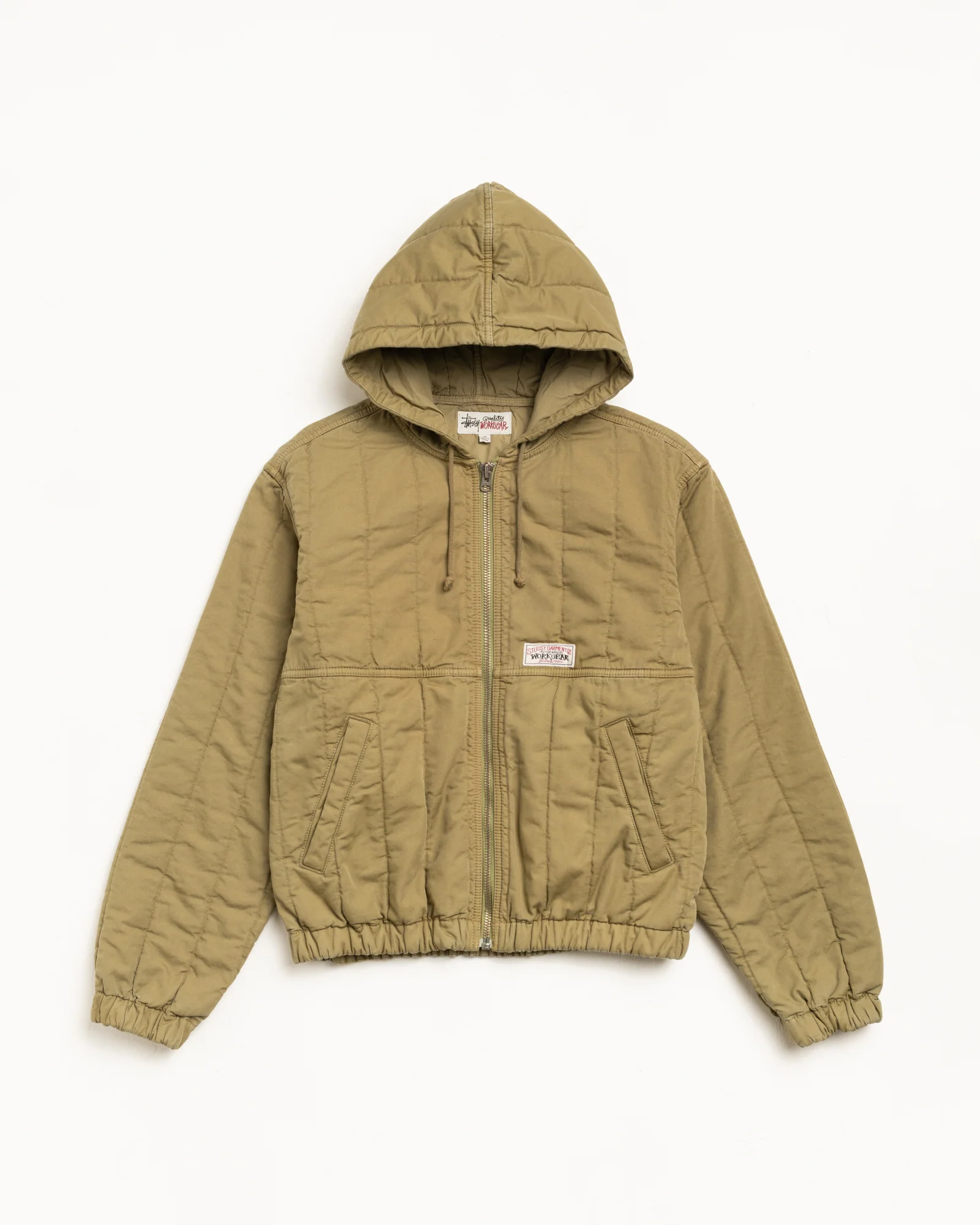 QUILTED CANVAS WORK JACKET - Image 4
