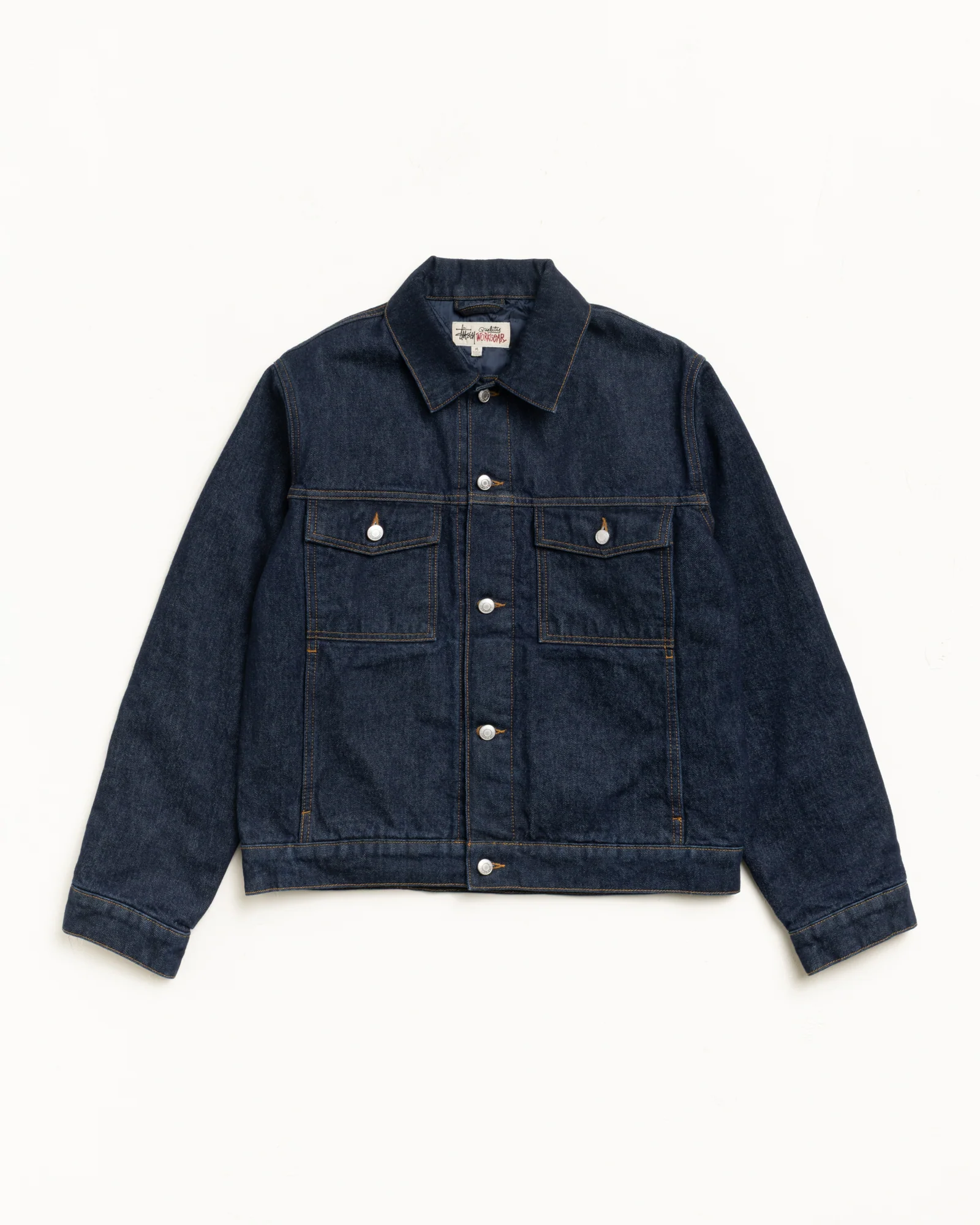 LINED DENIM TRUCKER JACKET - Image 6