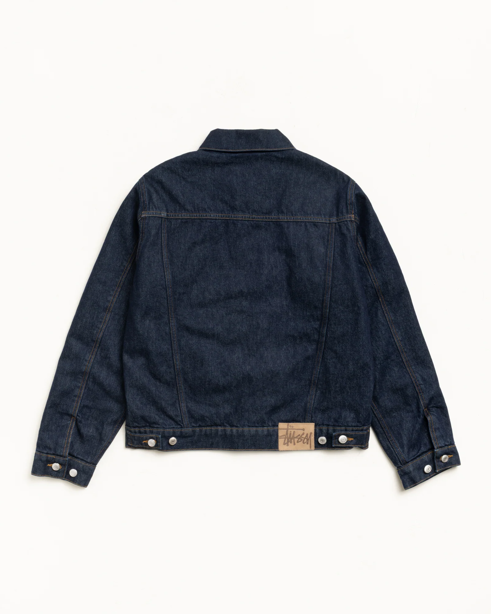 LINED DENIM TRUCKER JACKET - Image 7