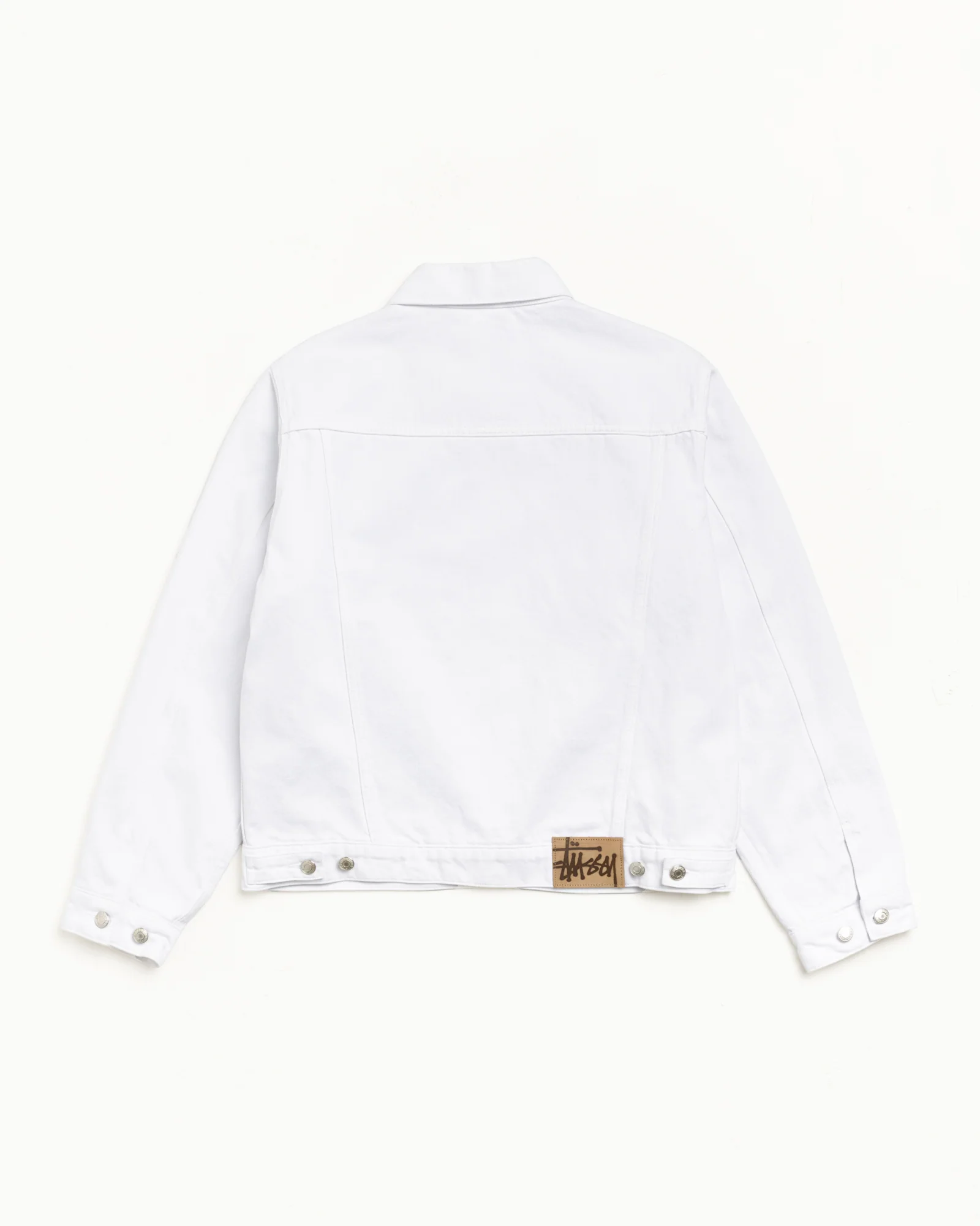 LINED DENIM TRUCKER JACKET - Image 8