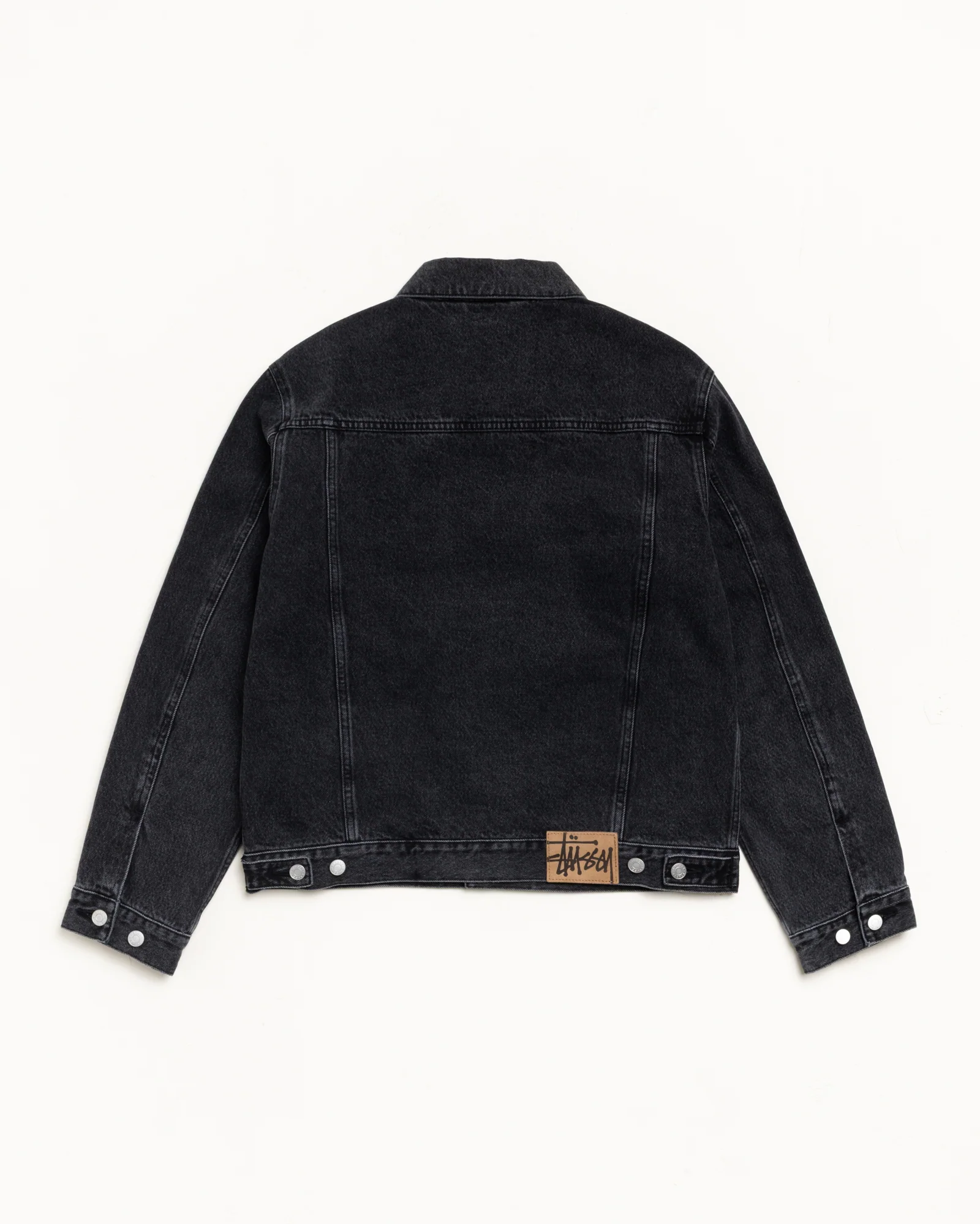 LINED DENIM TRUCKER JACKET - Image 2