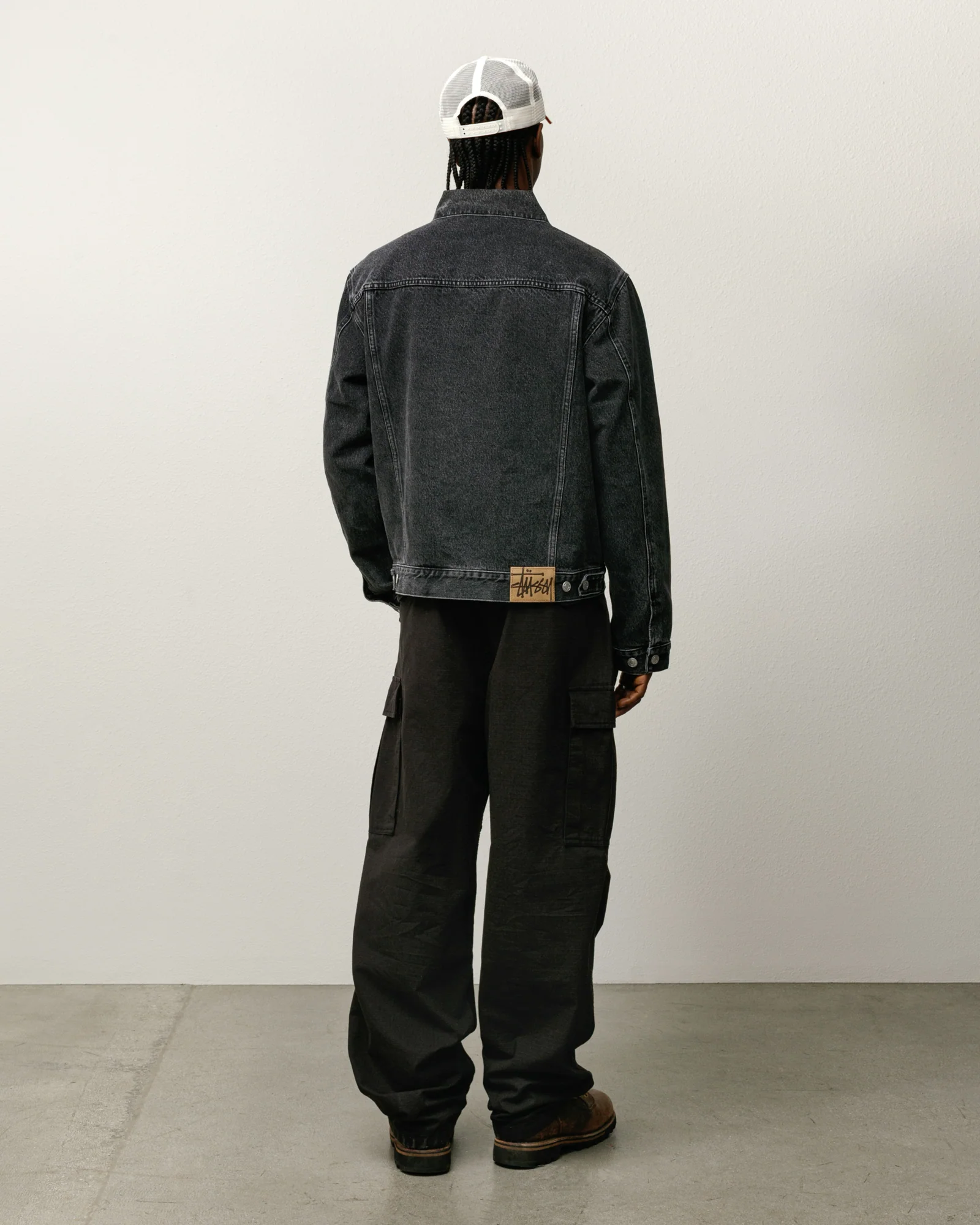 LINED DENIM TRUCKER JACKET - Image 5