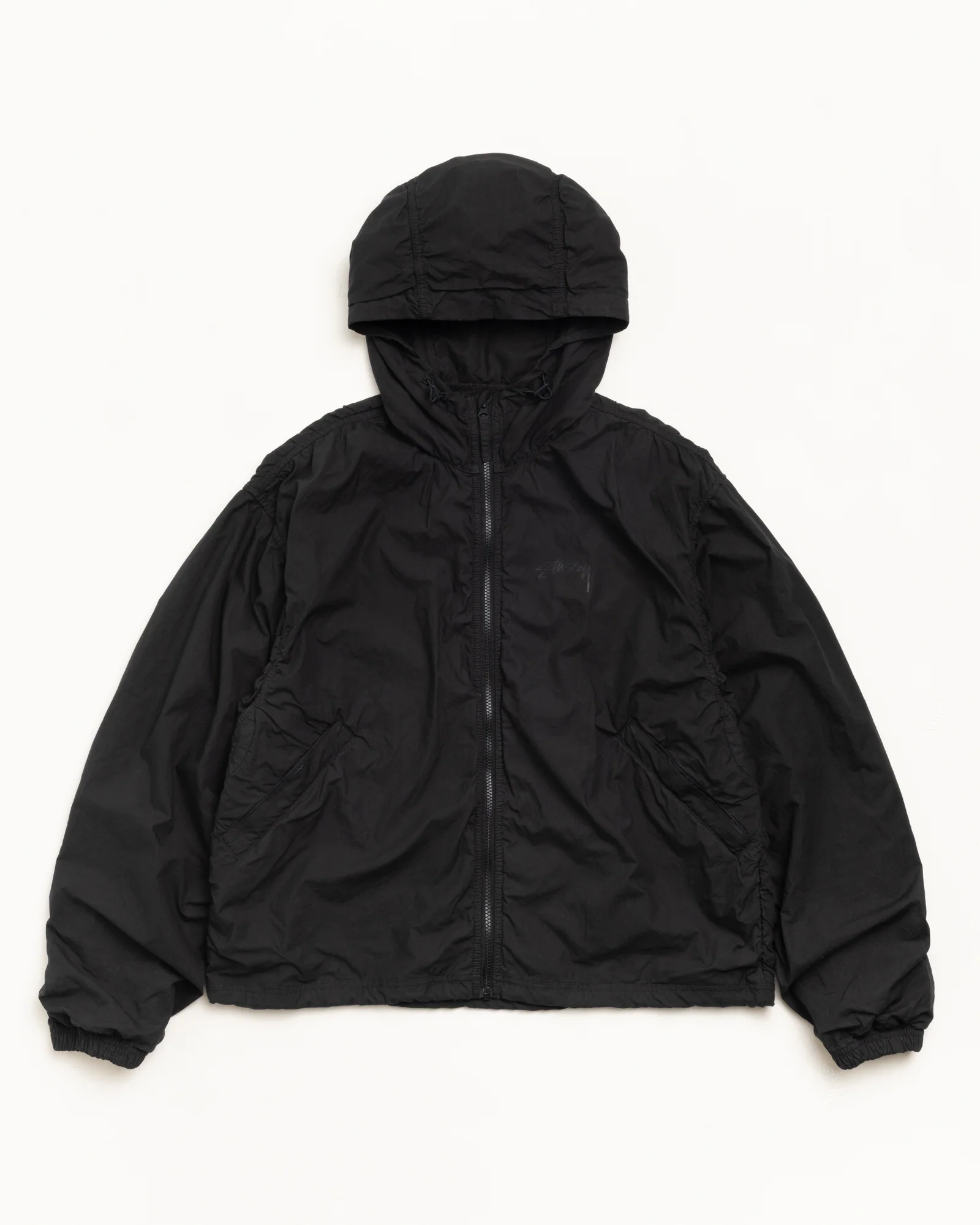 DOUBLE COTTON HOODED JACKET - Image 7
