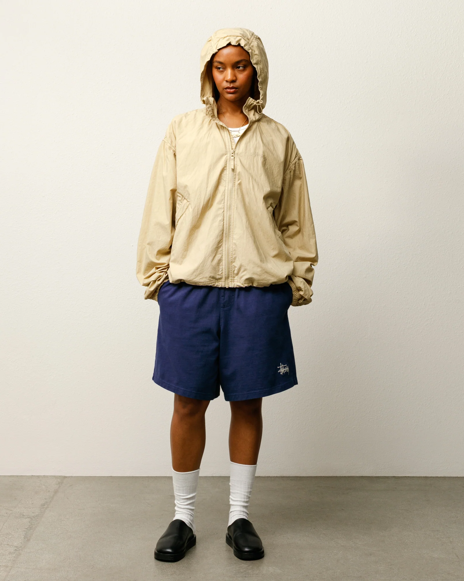 DOUBLE COTTON HOODED JACKET - Image 4