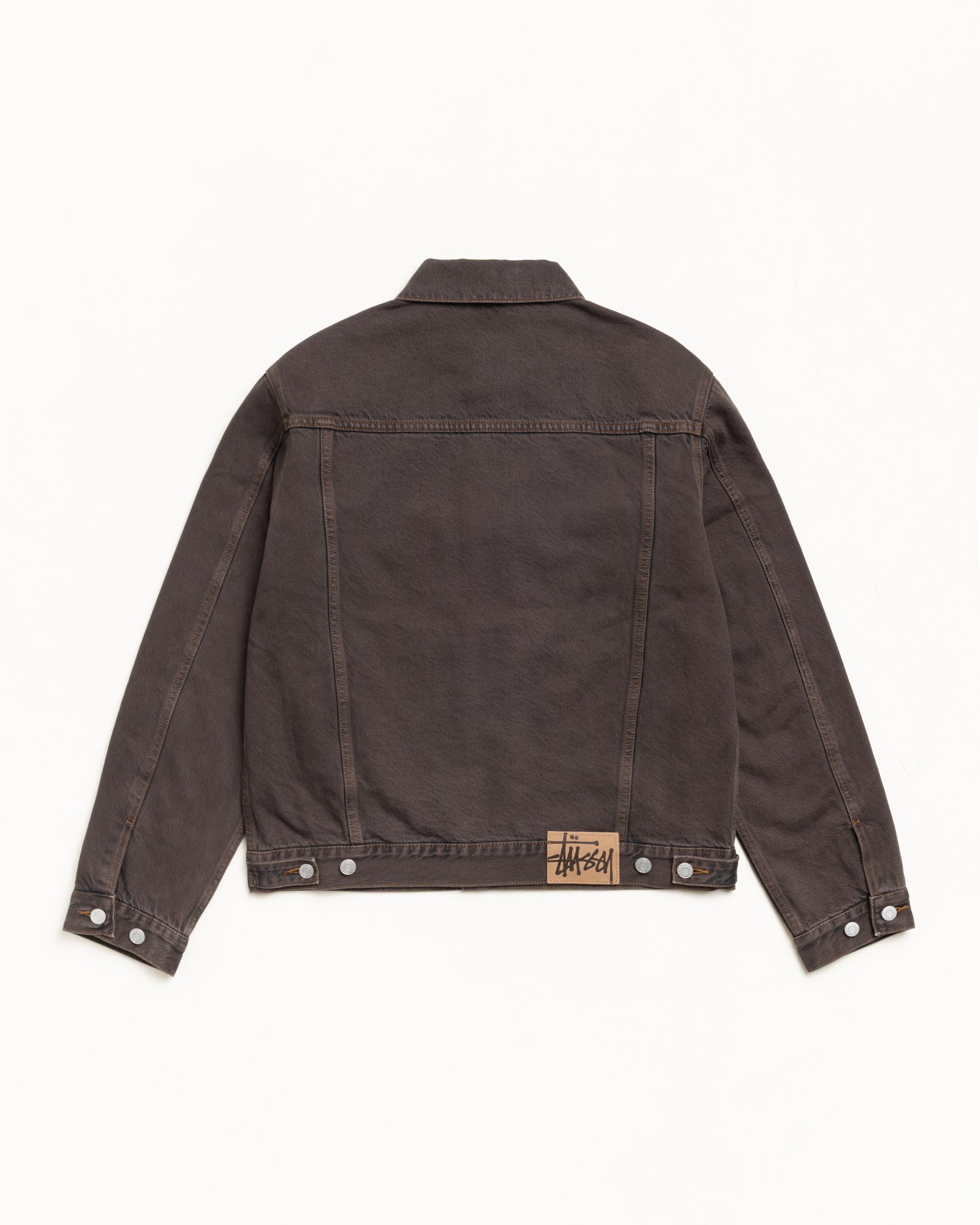 LINED DENIM TRUCKER JACKET - Image 7