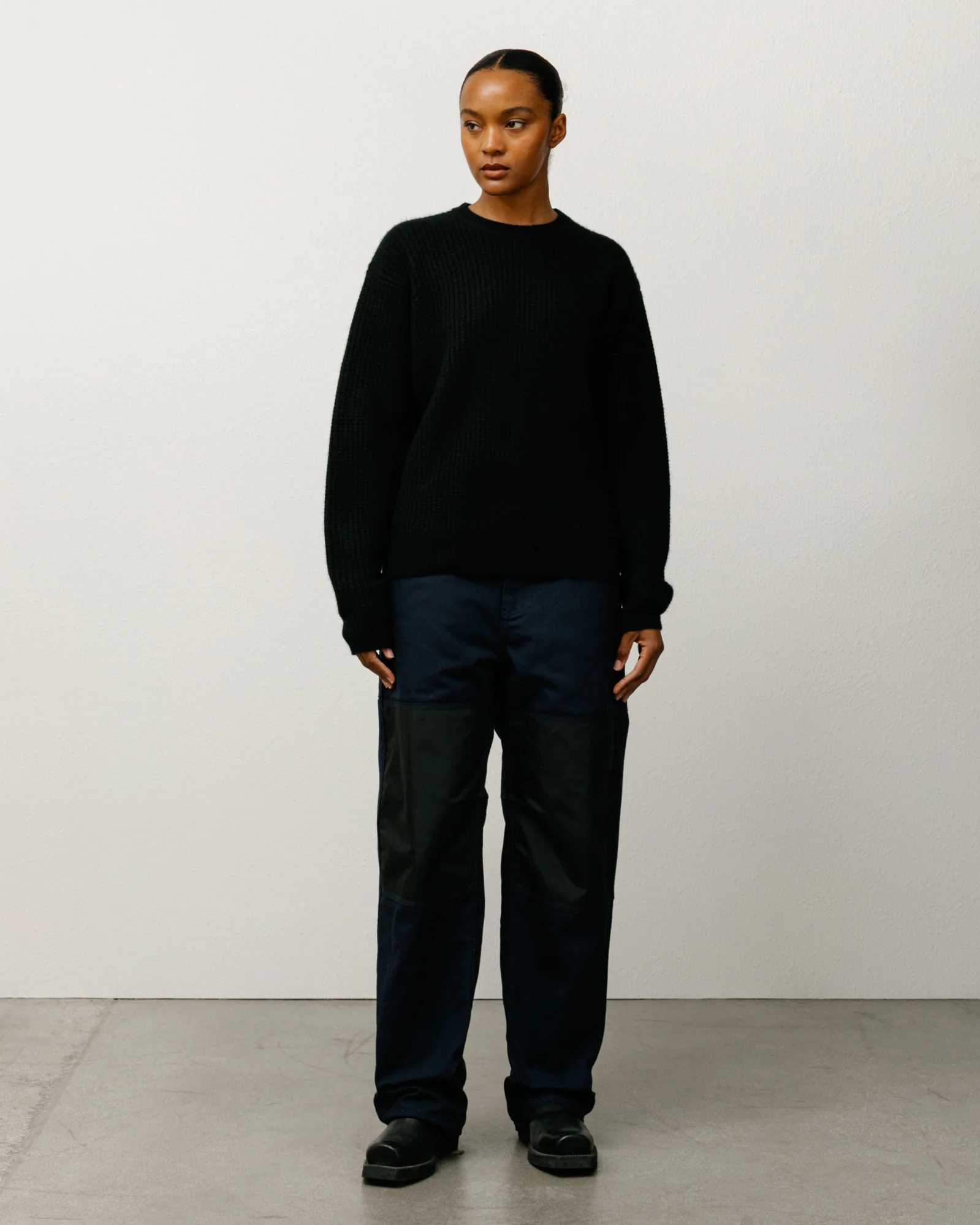 WAFFLE CASHMERE SWEATER - Image 3