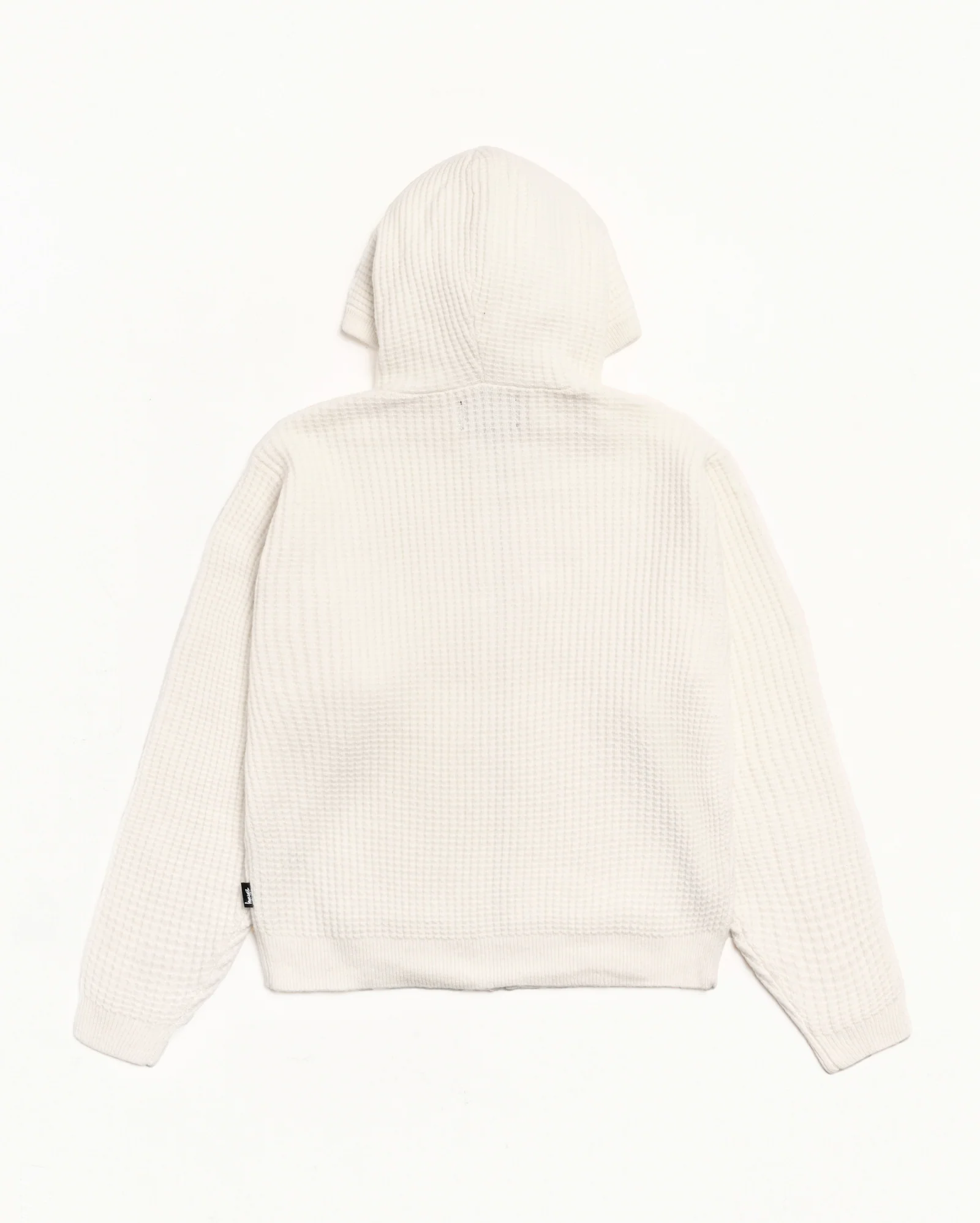 WAFFLE CASHMERE ZIP HOOD SWEATER - Image 6