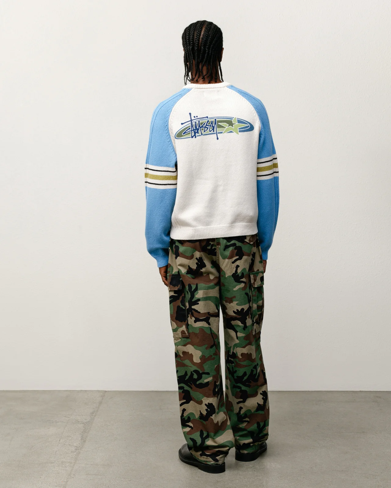 STRIPE RAGLAN CREW - Image 2