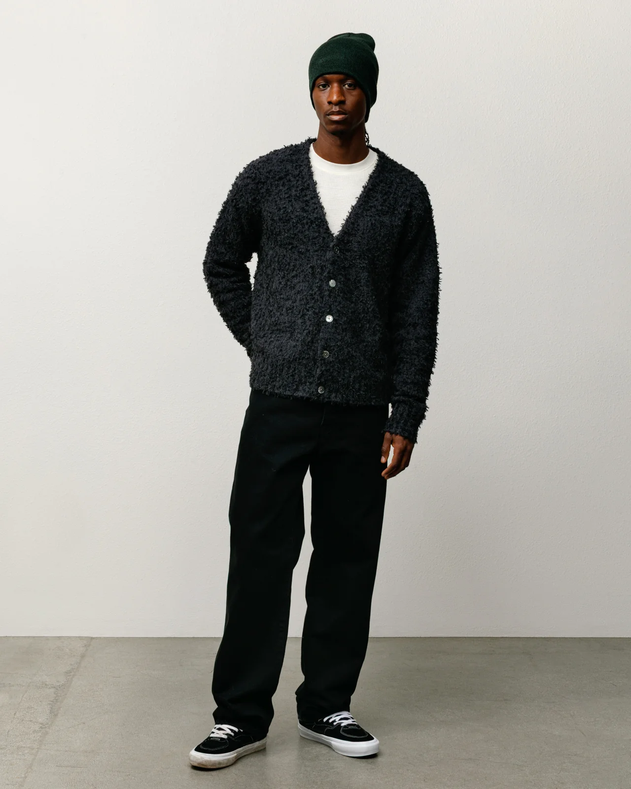 TEXTURED CARDIGAN