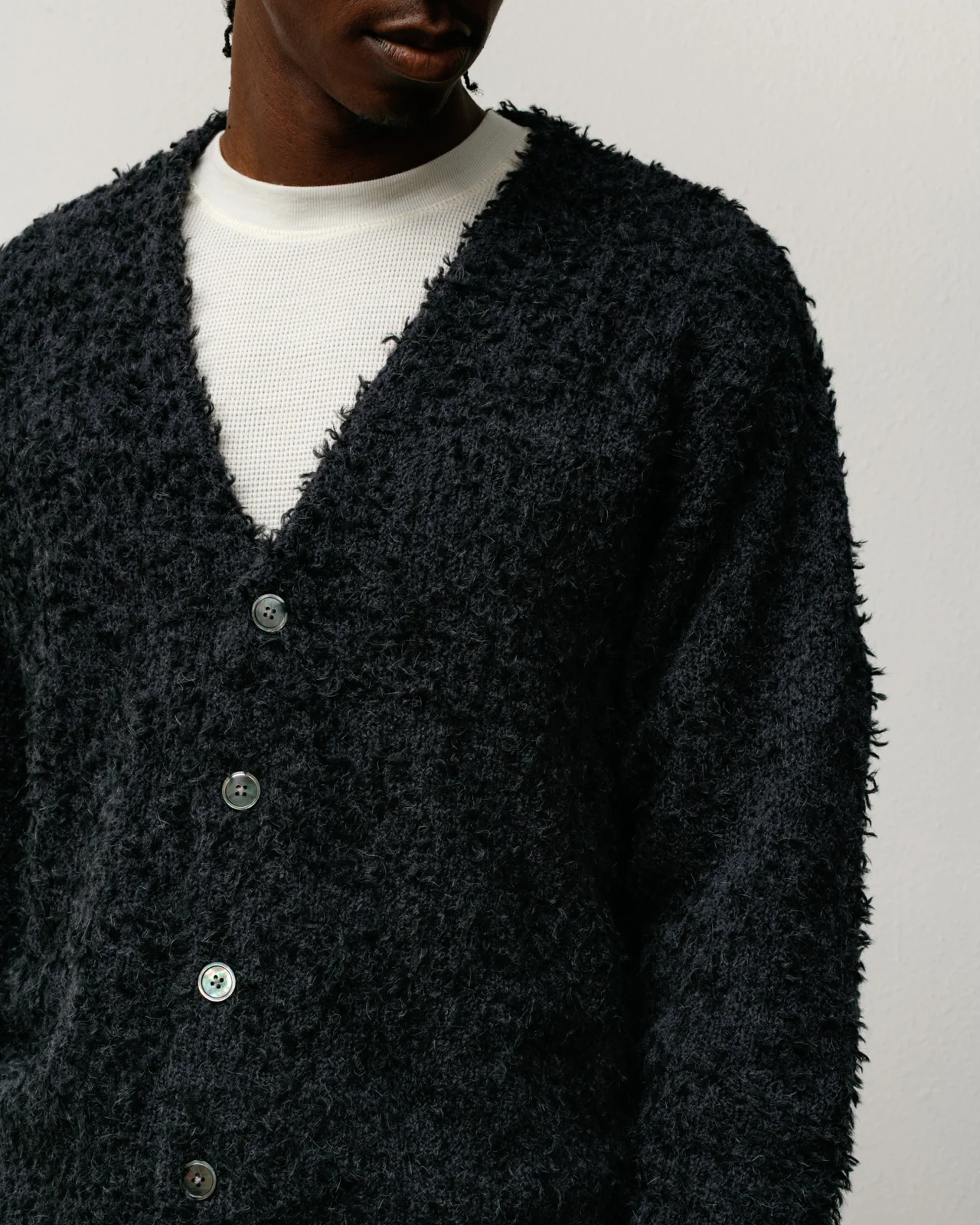 TEXTURED CARDIGAN - Image 2