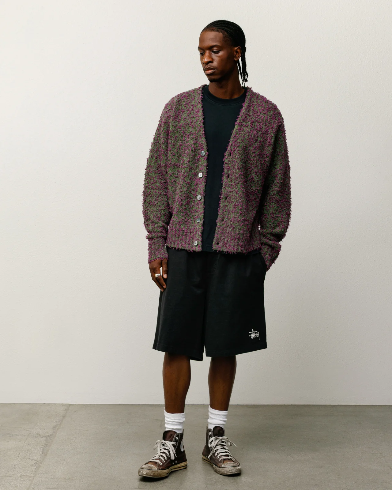 TEXTURED CARDIGAN