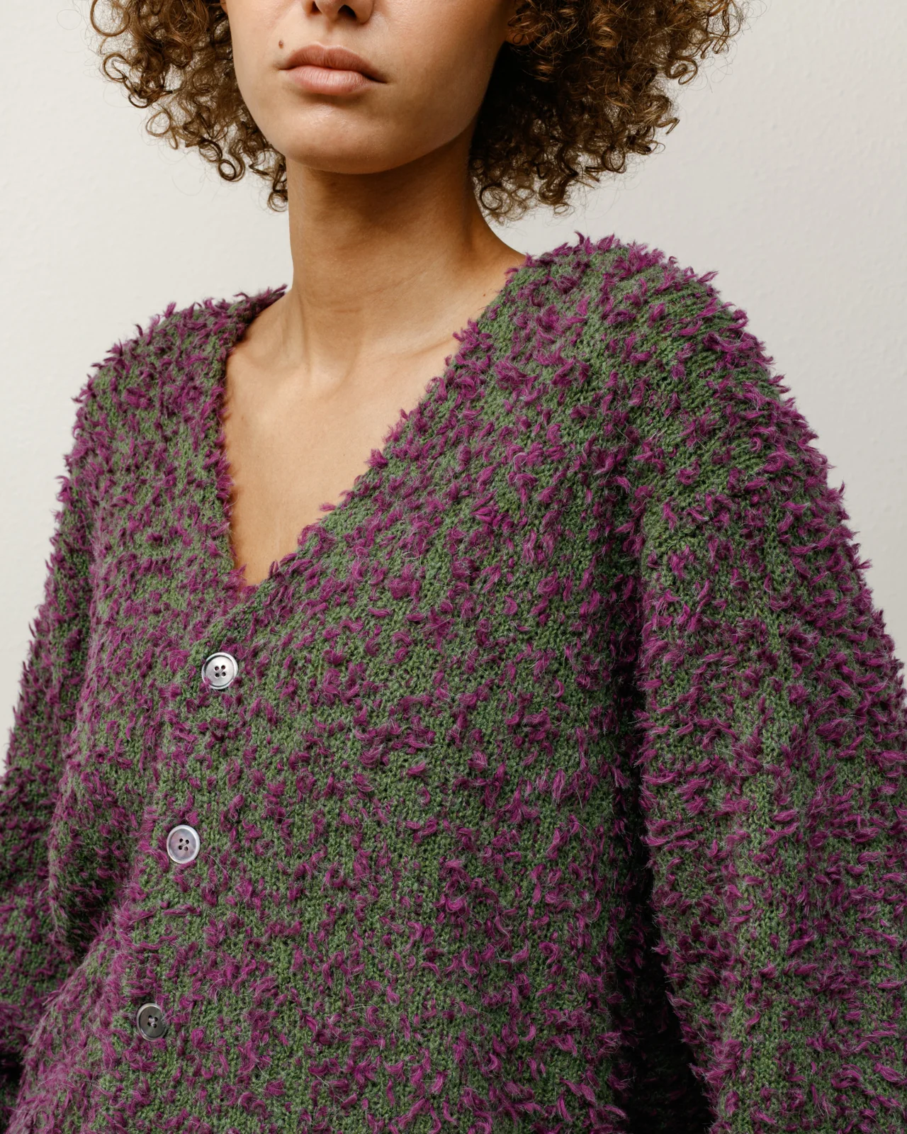 TEXTURED CARDIGAN - Image 4