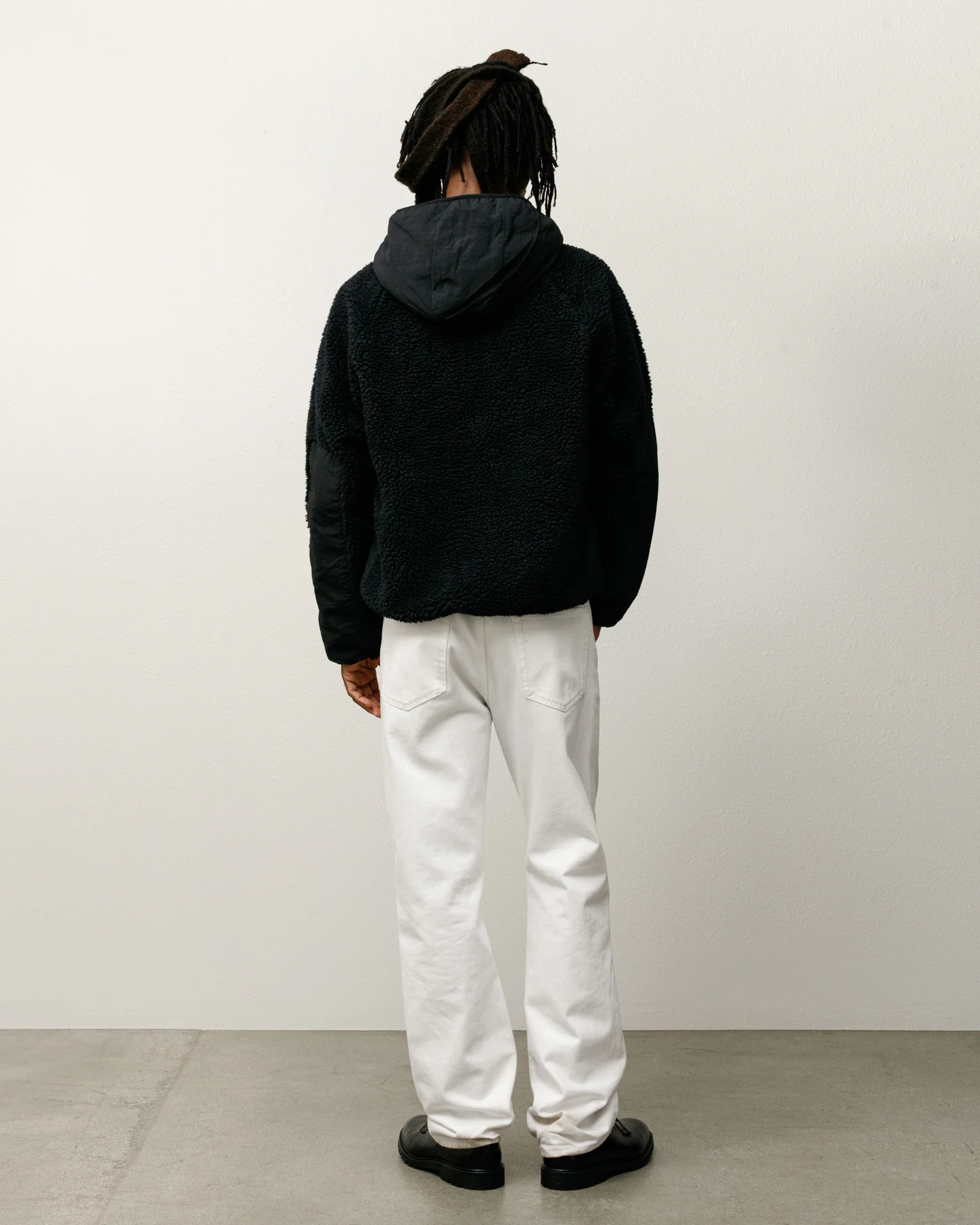 SHERPA PANELED HOODED JACKET - Image 2