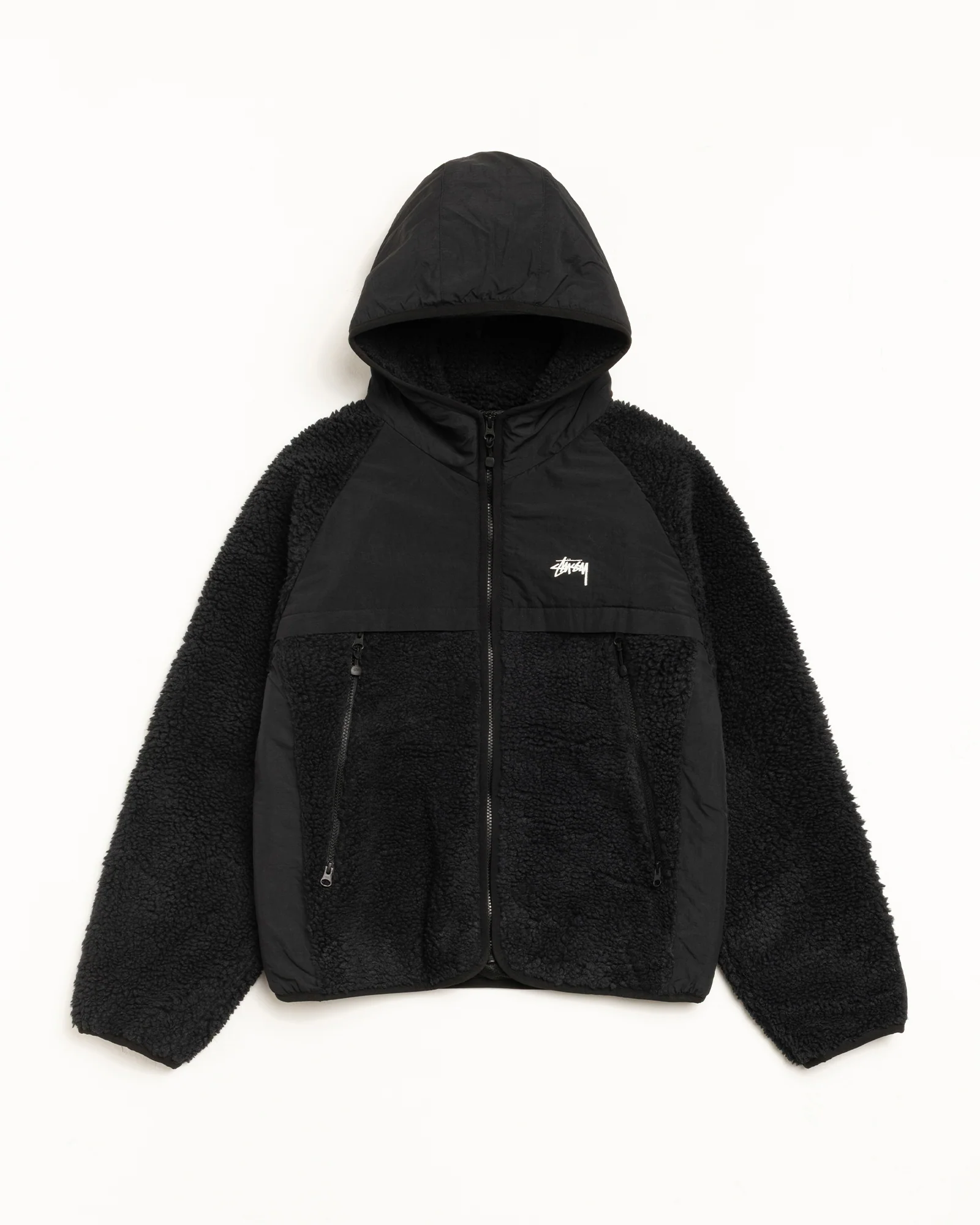 SHERPA PANELED HOODED JACKET - Image 6