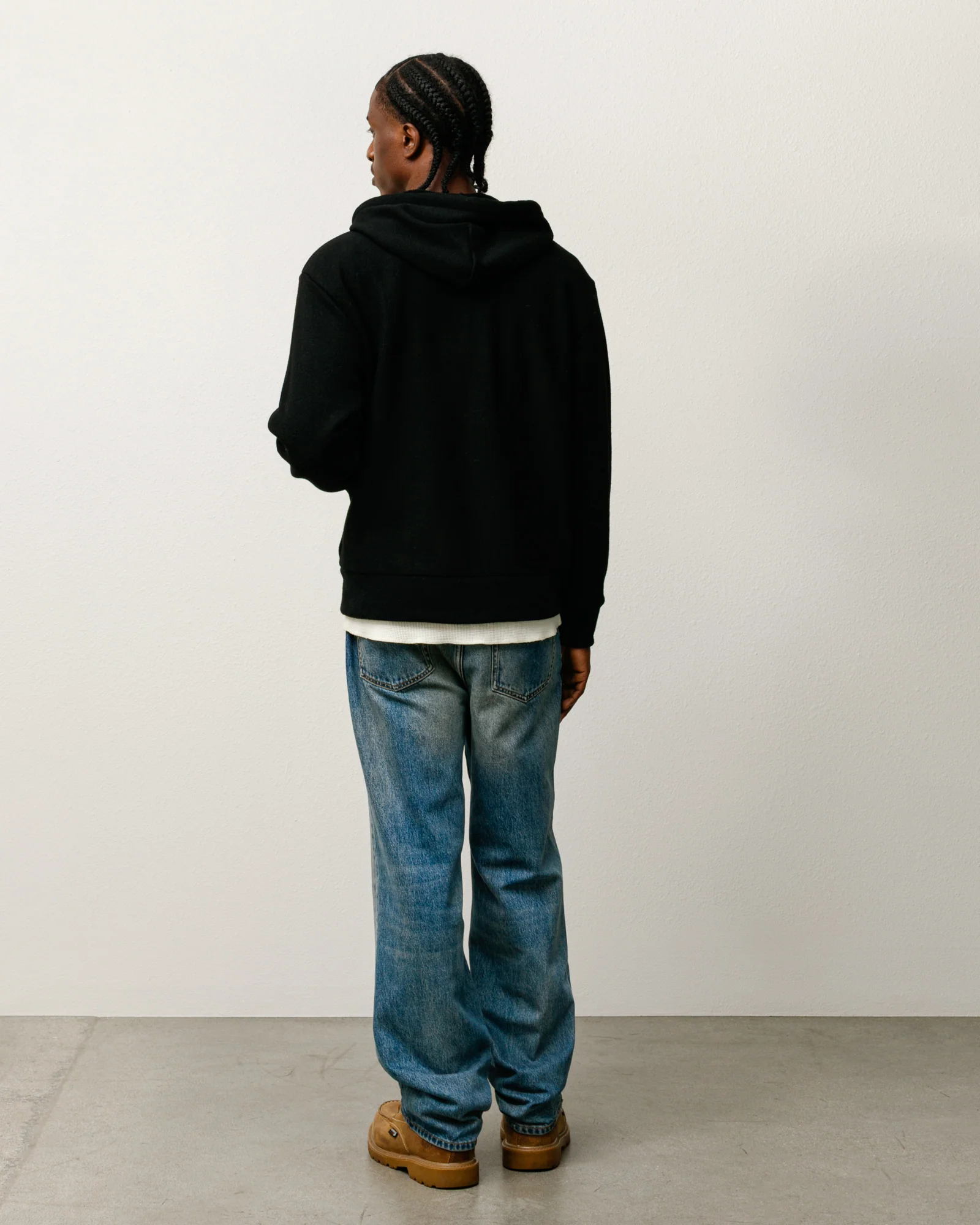 PATCH ZIP KNIT HOODIE - Image 6